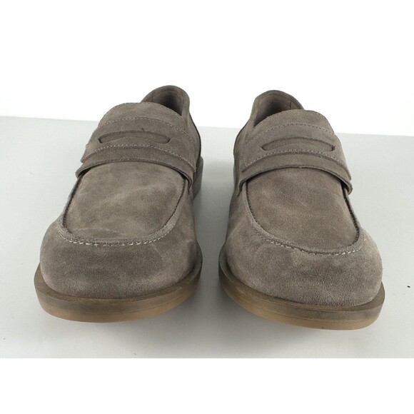 AllSaints Men\'s Sam Taupe Gray Penny Loafers EU 42 US 9 main image 7